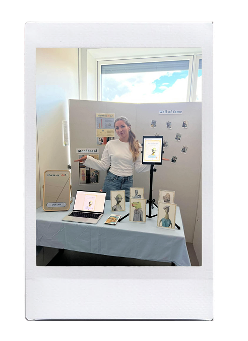 Billede af mig ved en Expo stand